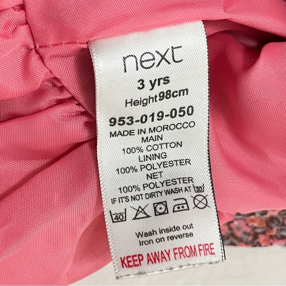 NEXT Girls Dress Sz 3 Cottagecore - Picture 7 of 7